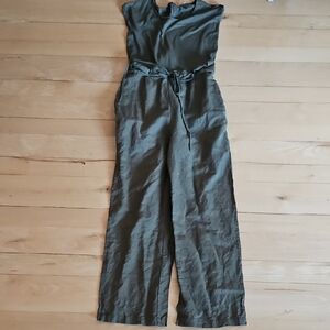 Vero Moda Olive Green Sleeveless Pants Jumpsuit Medium